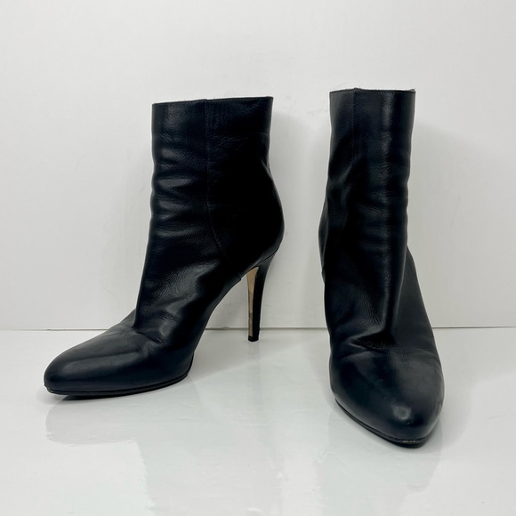 Jimmy Choo 110mm Leather Ankle Booties - Picture 2 of 10